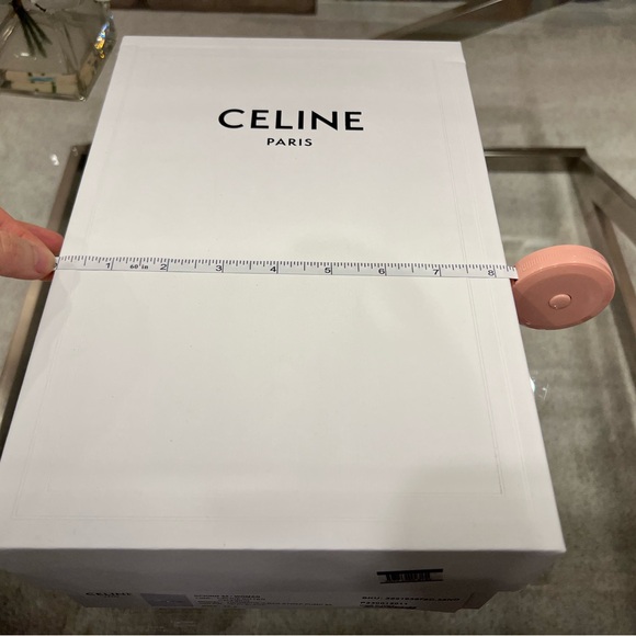 Celine empty shoe box with heel tip - Picture 6 of 8